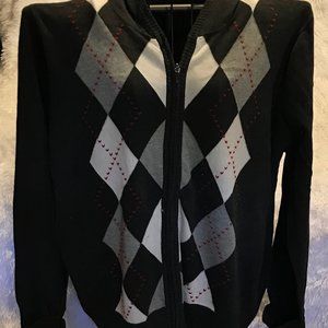 Cato 22/24 gray zip-up NWT sweater